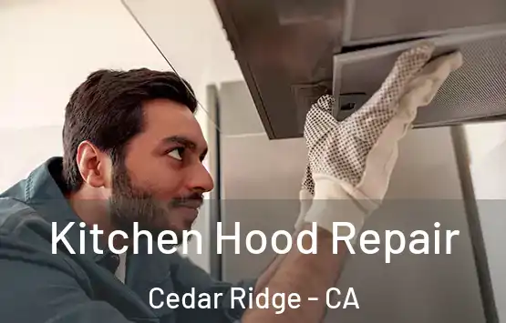  Kitchen Hood Repair Cedar Ridge - CA